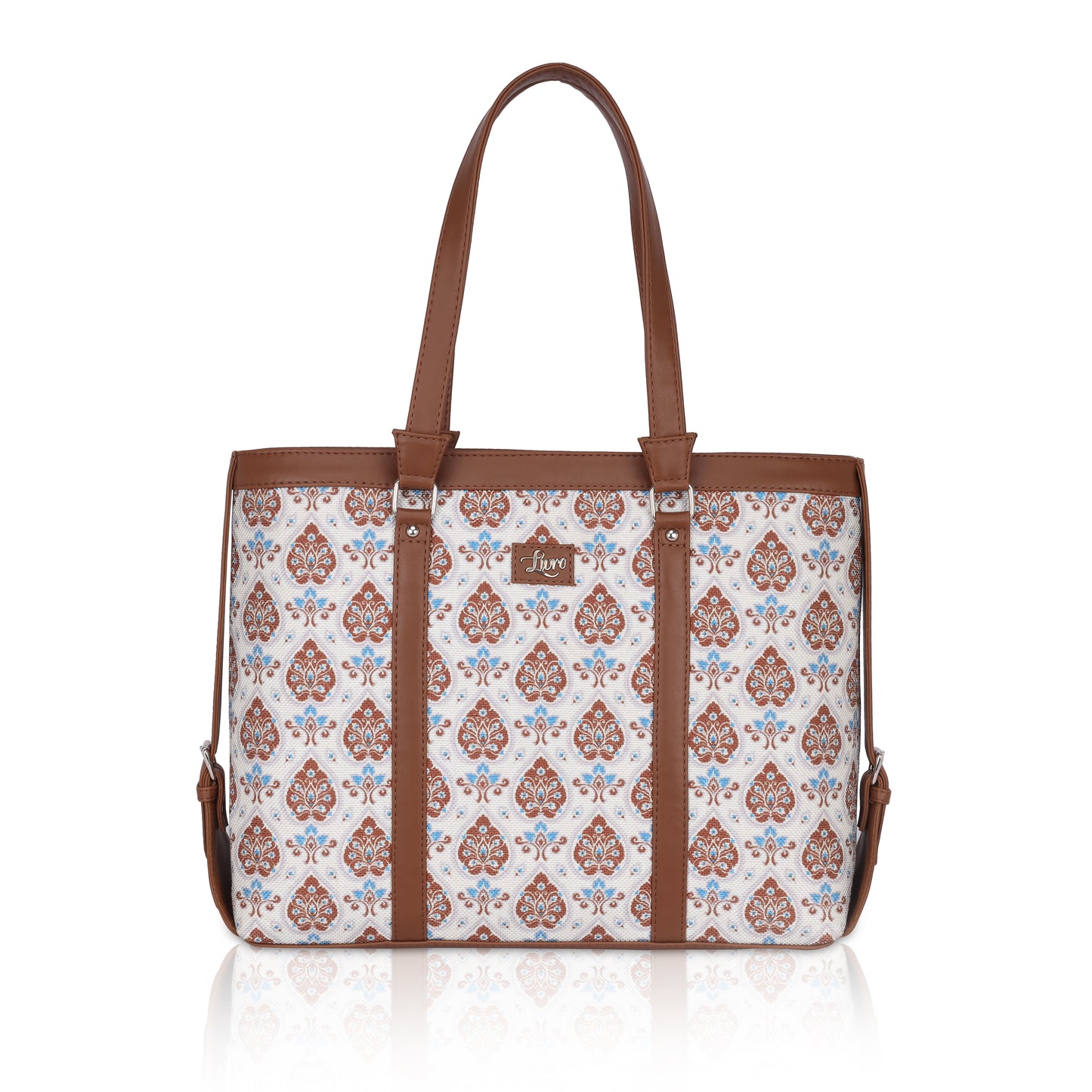 Purple White Women's Office Bag