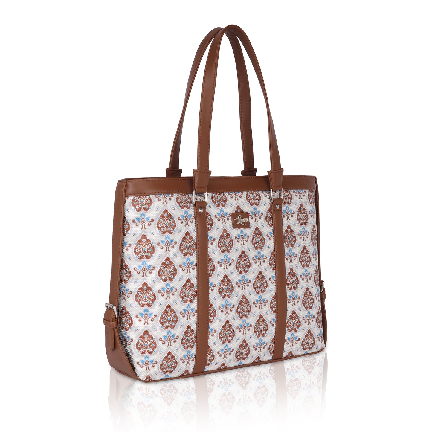 Purple White Women's Office Bag