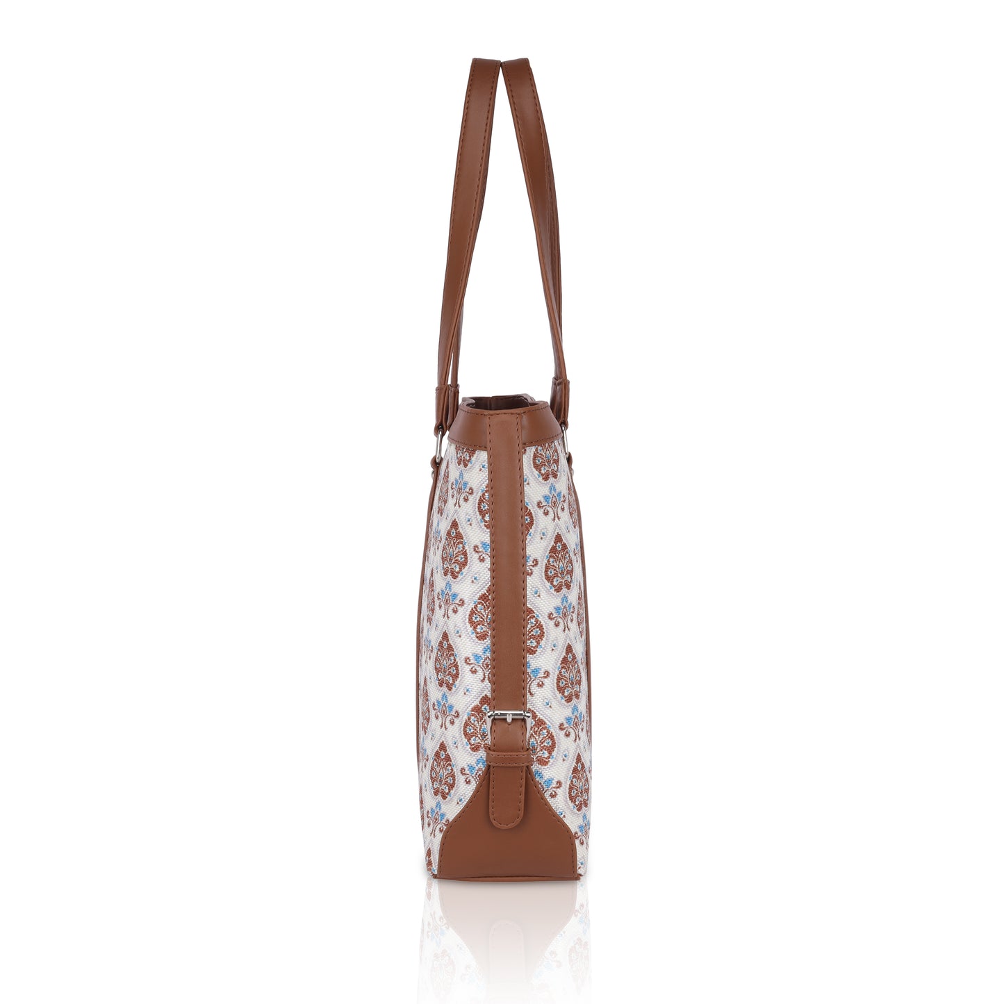Purple White Women's Office Bag