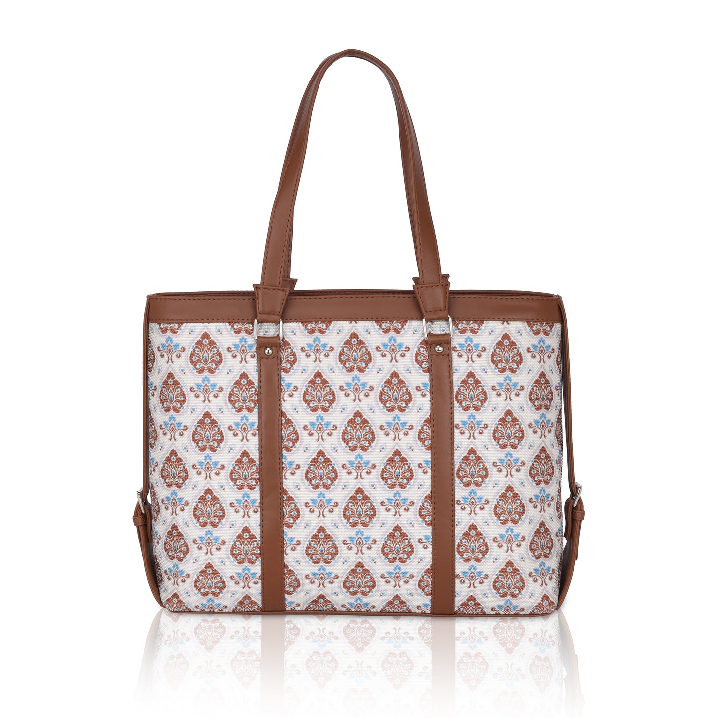 Purple White Women's Office Bag