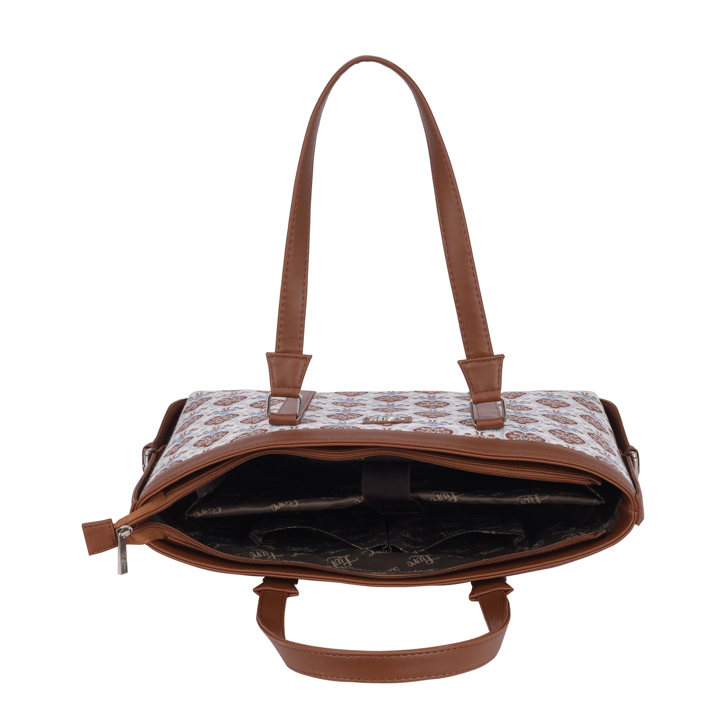 Purple White Women's Office Bag