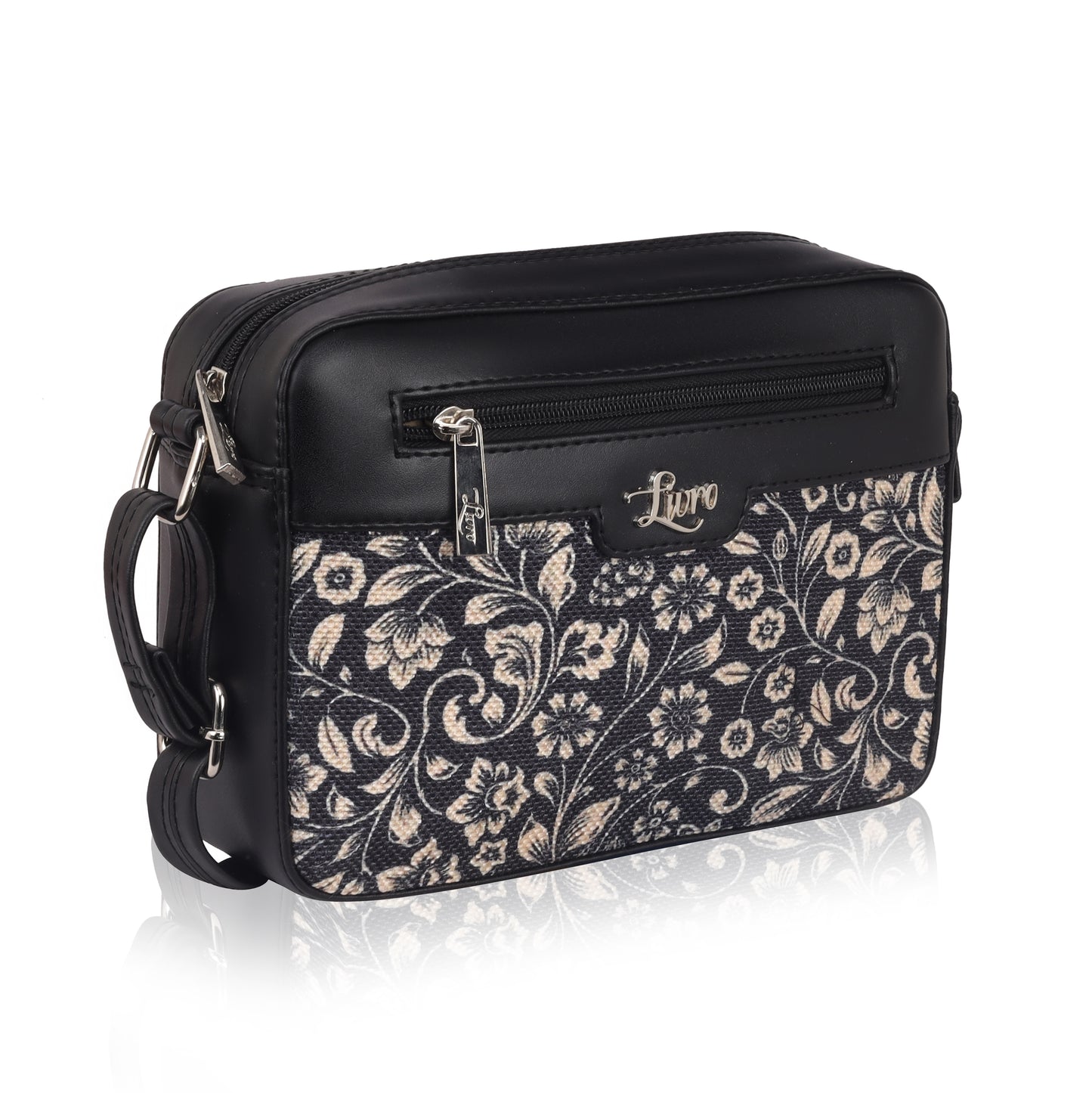 Vegan Leather Botanical Bloom Sling bag