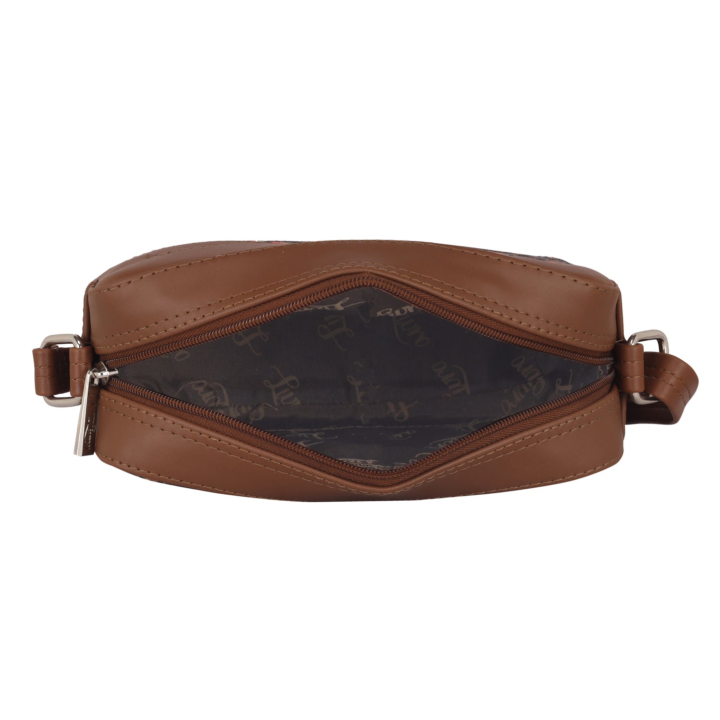 Vegan Leather Paisley Floral Sling bag