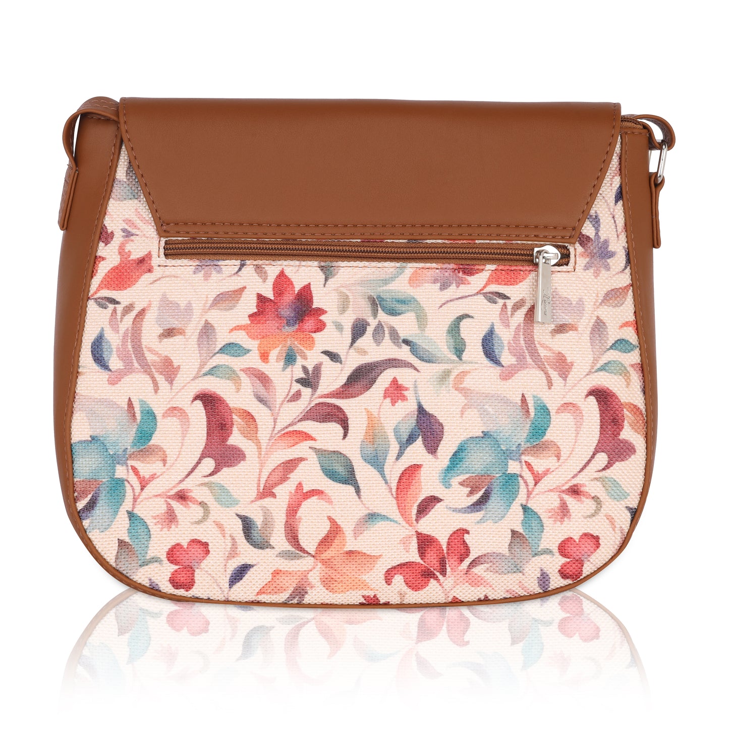 Vegan Leather Sketchy Beig Sling Bag
