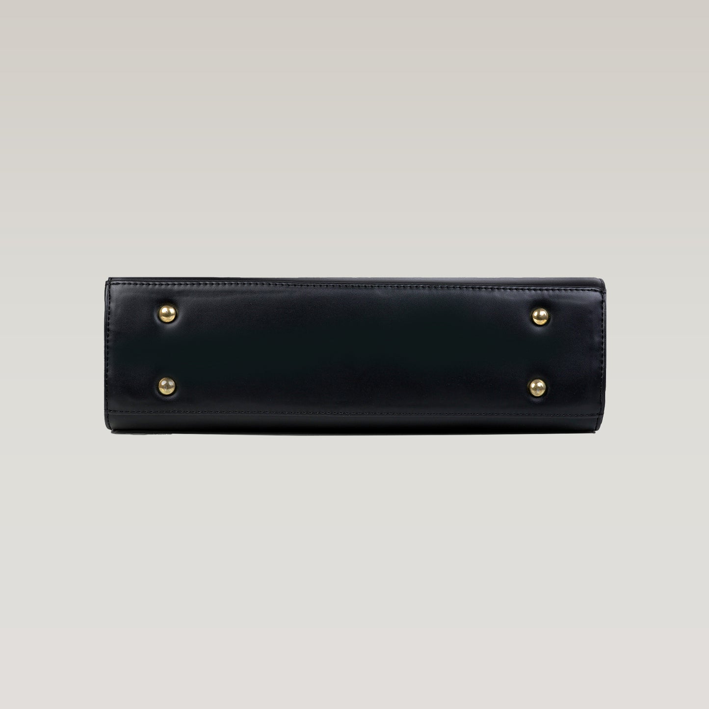 Vegan Leather Black Tote Laptop Bag For Women