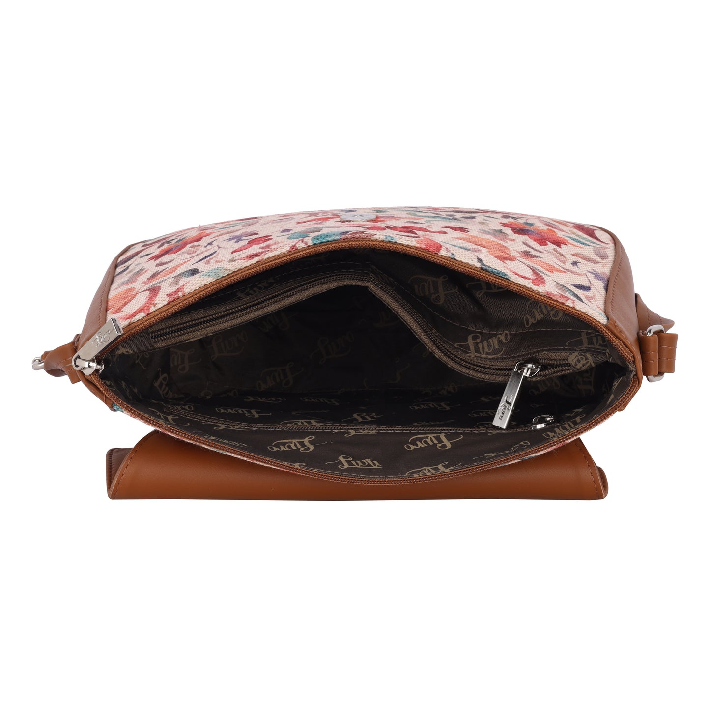 Vegan Leather Sketchy Beig Sling Bag