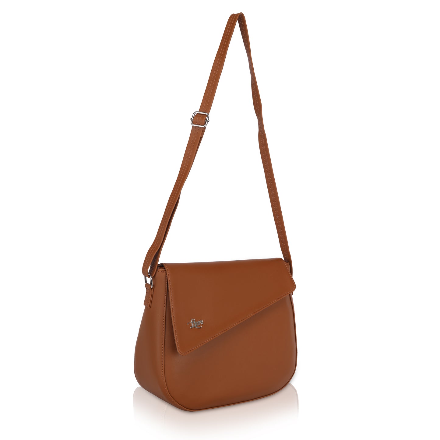 Vegan Leather Brown Sling Bag