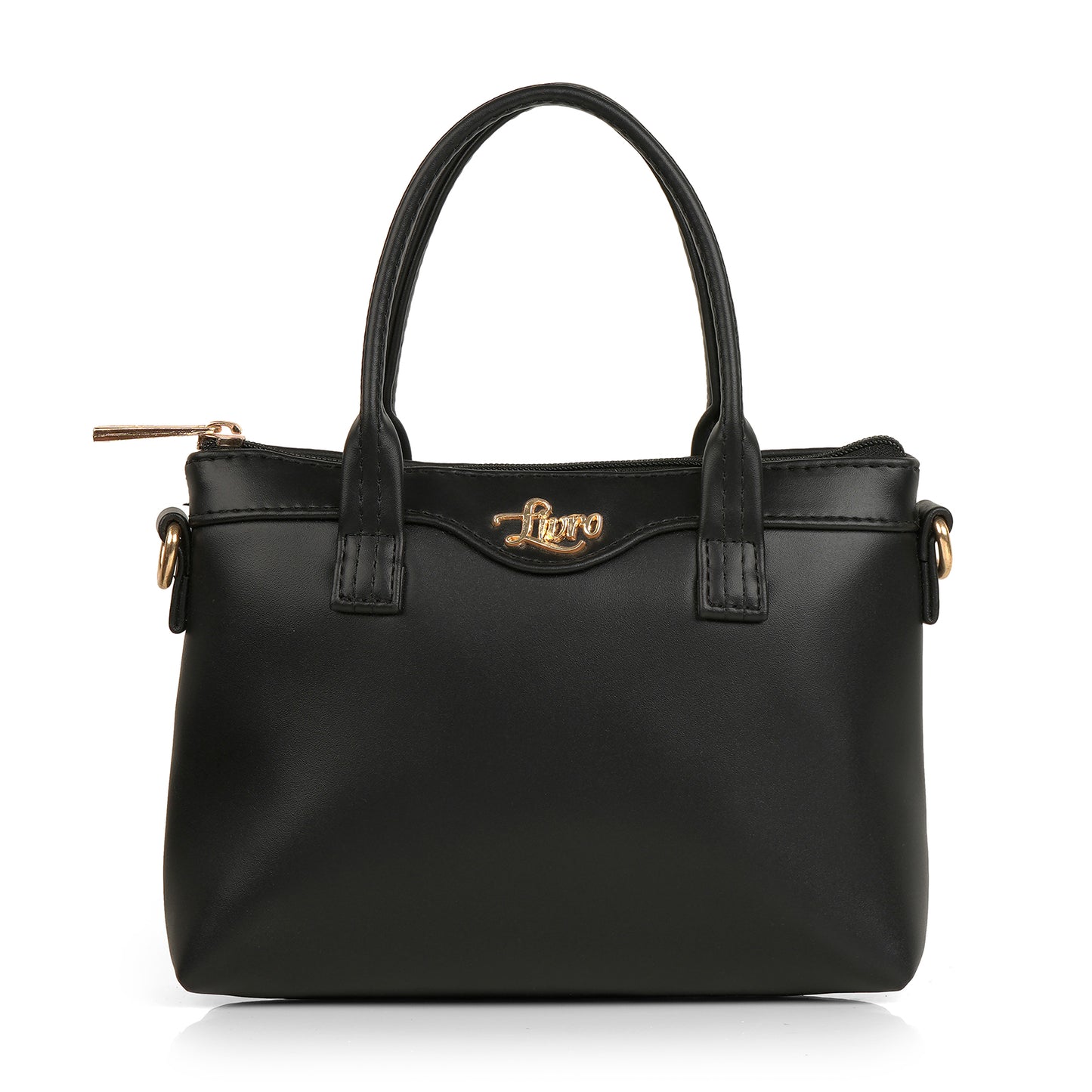 Lily Vegan Leather Black Sling Bag