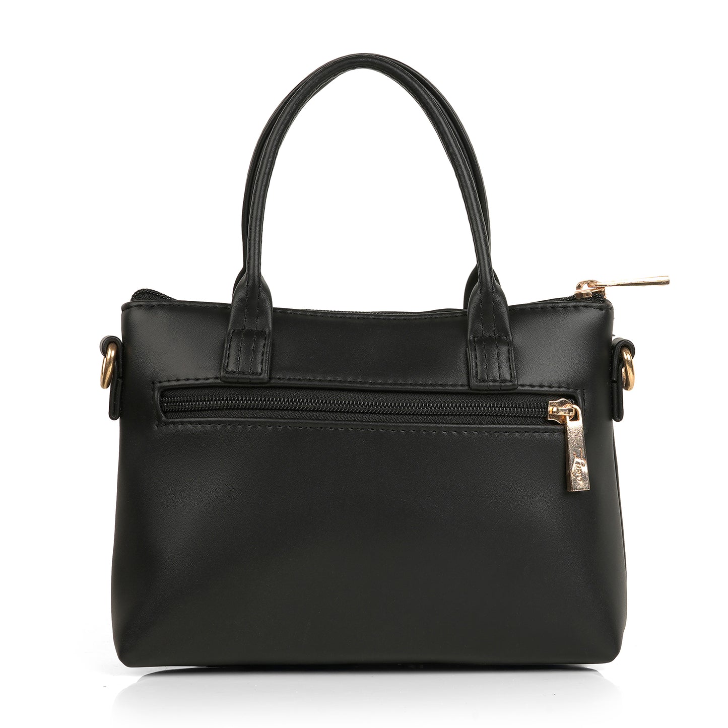 Lily Vegan Leather Black Sling Bag