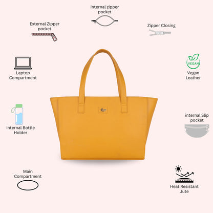 Yellow Tote Bag