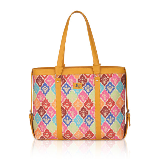 Patola Multicolour Office Bag