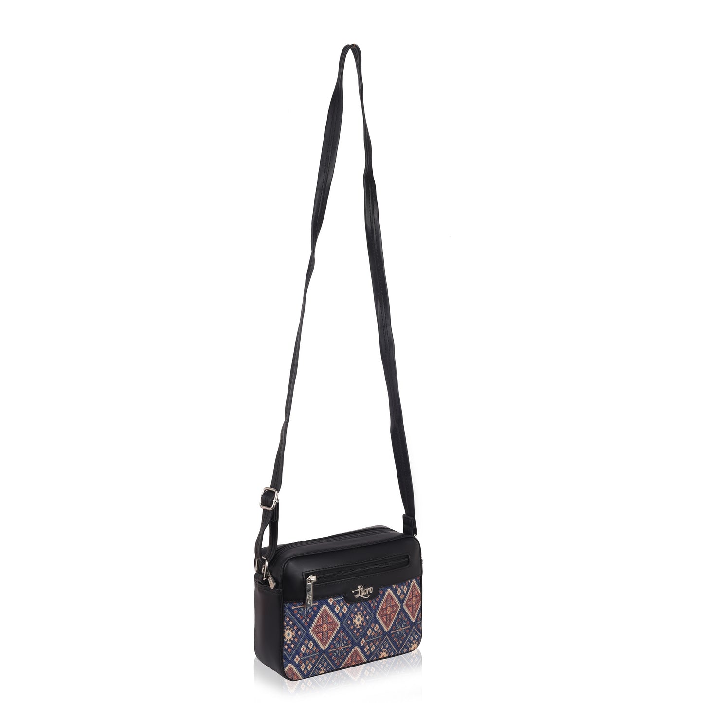 Elegent Neavy Blue & Black Sling bag