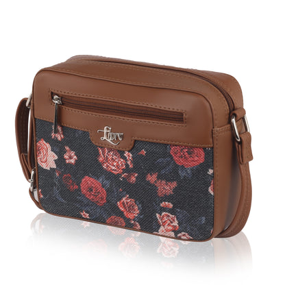 Red Floral Sling bag