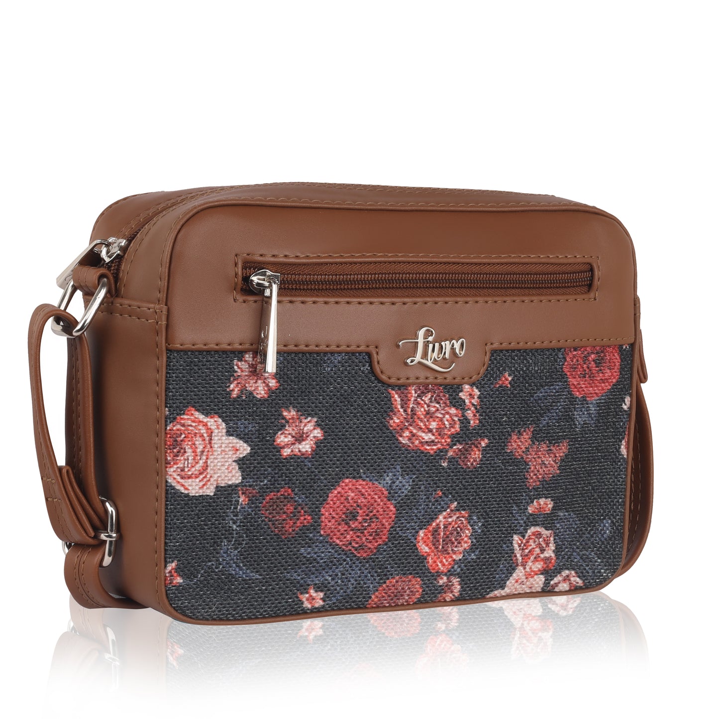 Red Floral Sling bag