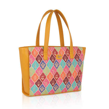 Patola Multicolour Tote Bag