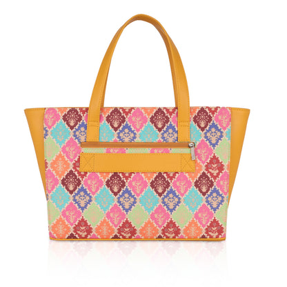 Patola Multicolour Tote Bag