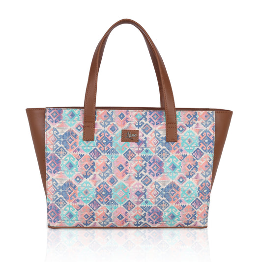 Geometric Multicolour Tote Bag