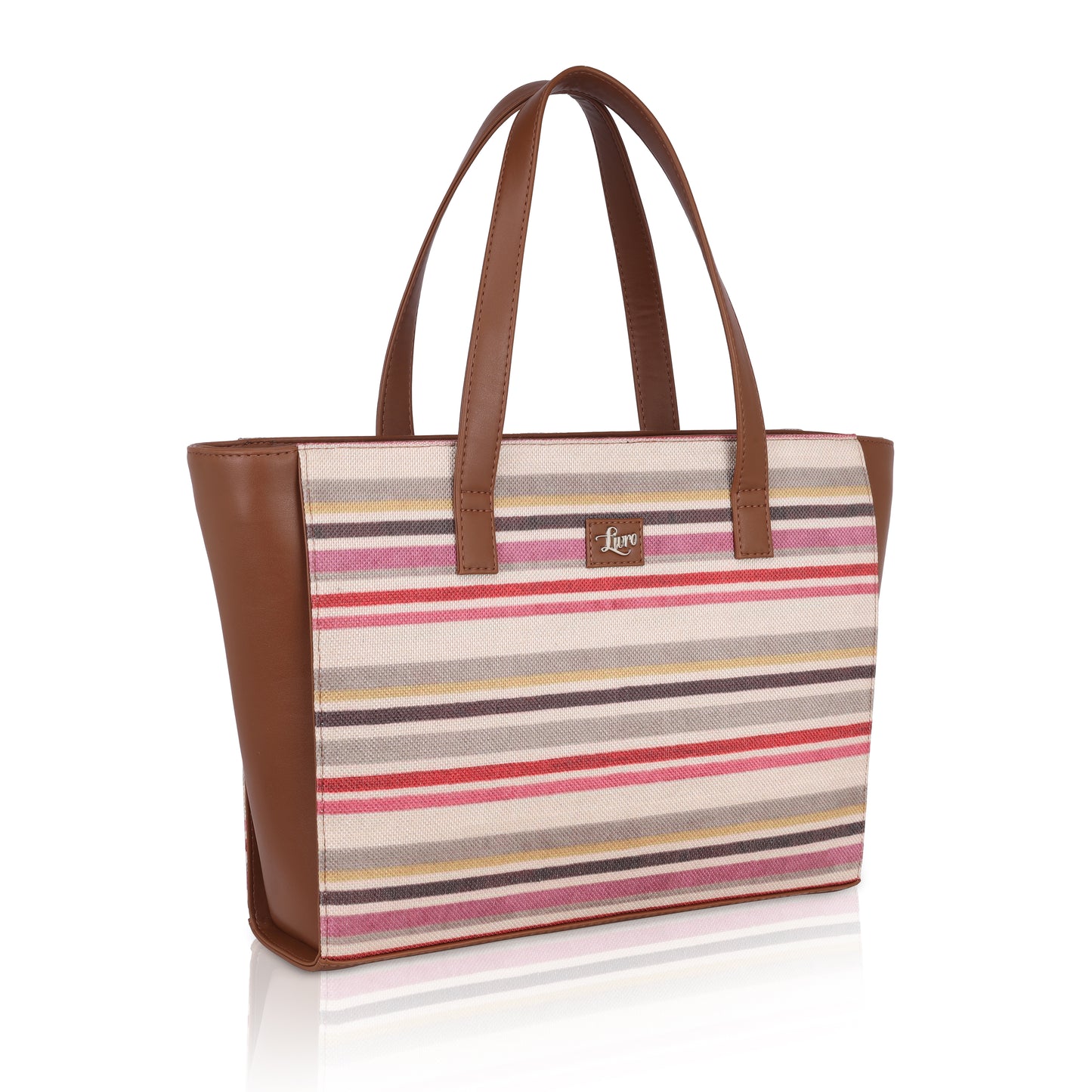 Strip Multicolour Tote Bag