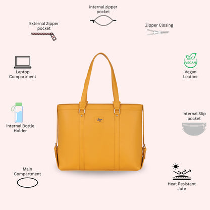 Yellow Office Bag