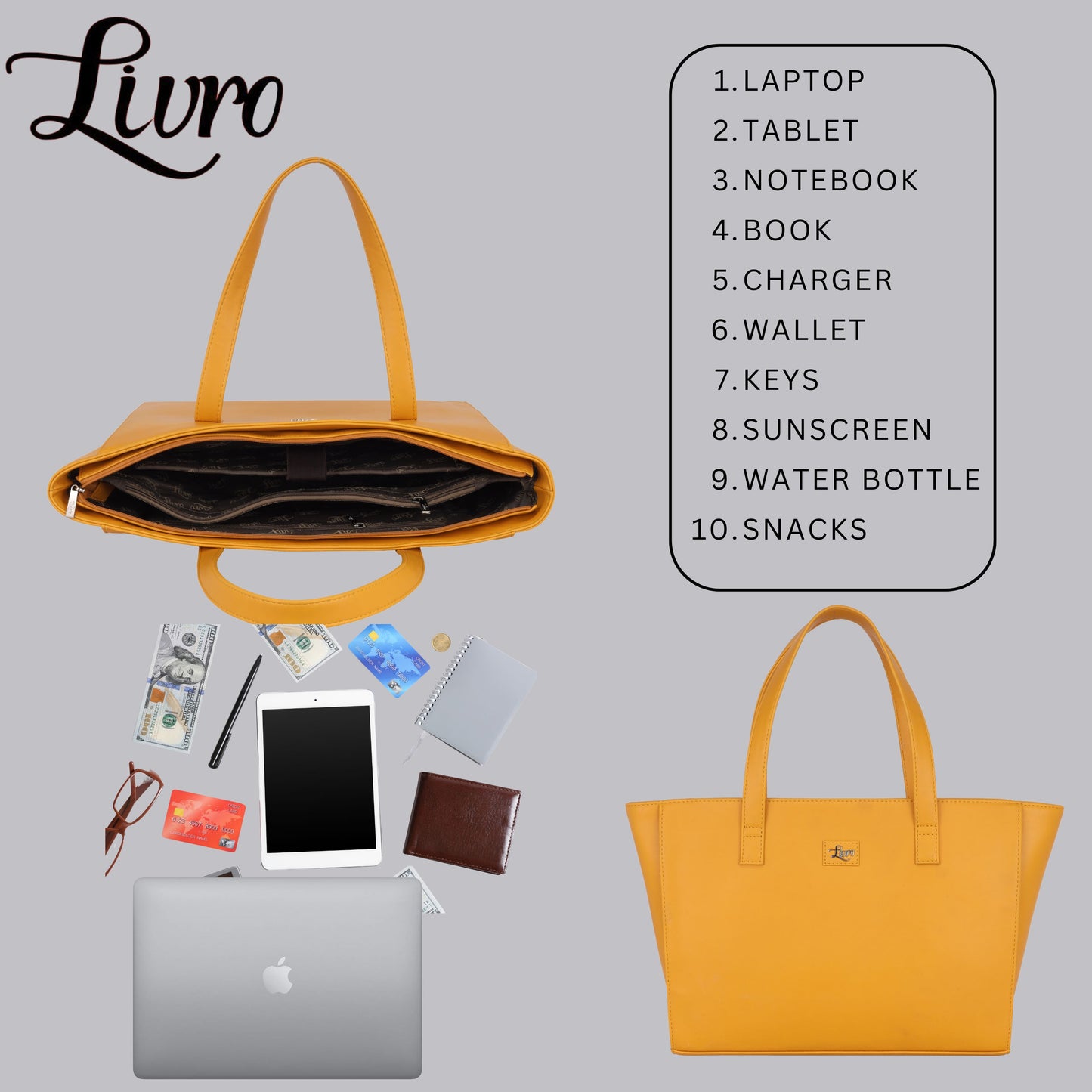 Yellow Tote Bag