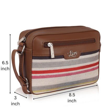 Strip Multicolour Sling Bag