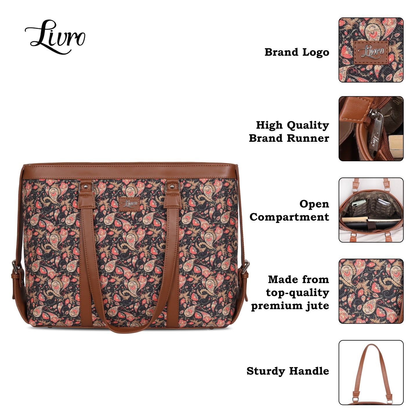 Paisley Floral Office & Laptop Bag