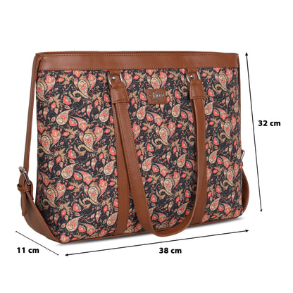 Paisley Floral Office & Laptop Bag