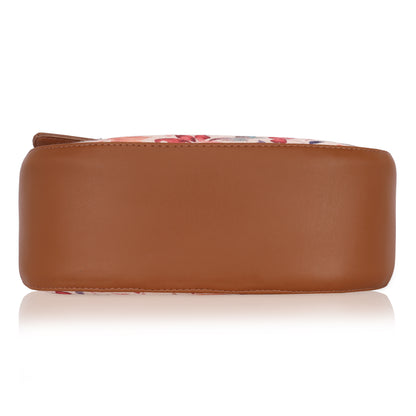 Vegan Leather Sketchy Beig Sling Bag
