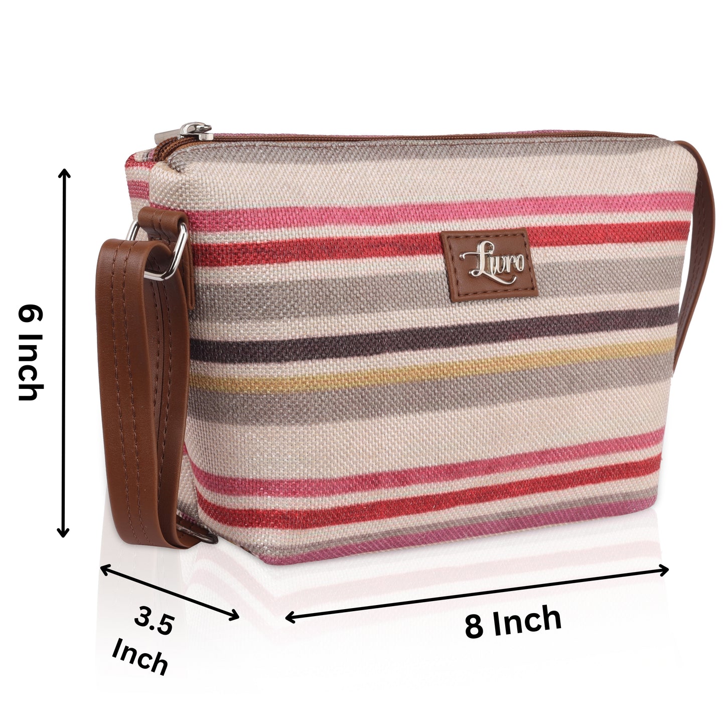 Strip Multicolour Sling Bag