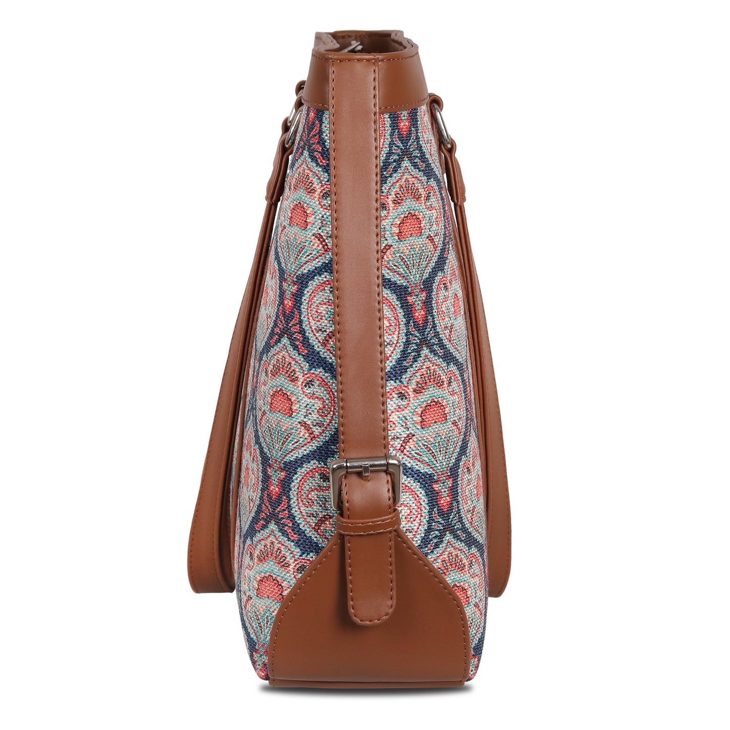 Vegan Leather Floral Flourish Office & Laptop Bag