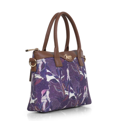 Lily Vegan Leather Urban Purple Brown Sling Bag