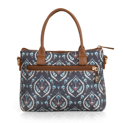 Lily Vegan Leather Seamless Purle Brown Sling Bag