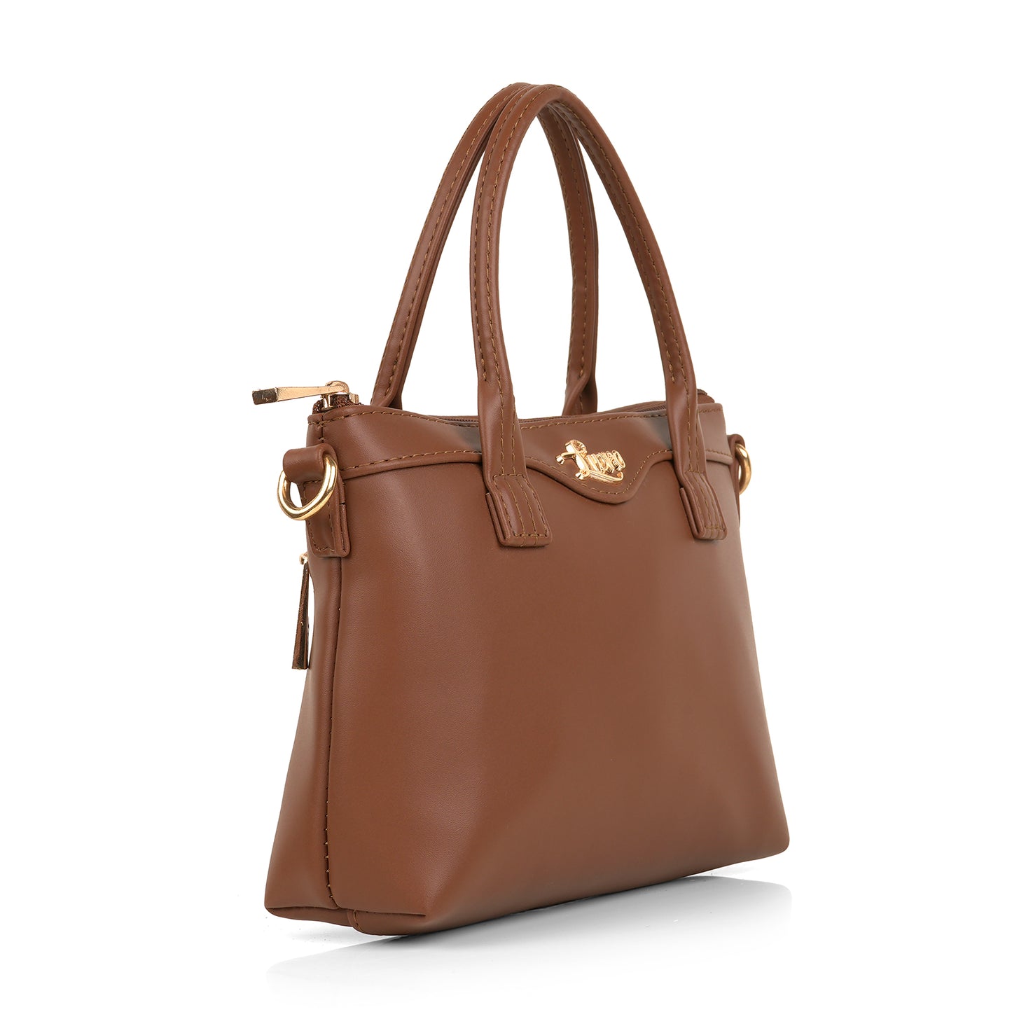 Lily Vegan Leather Brown Sling Bag