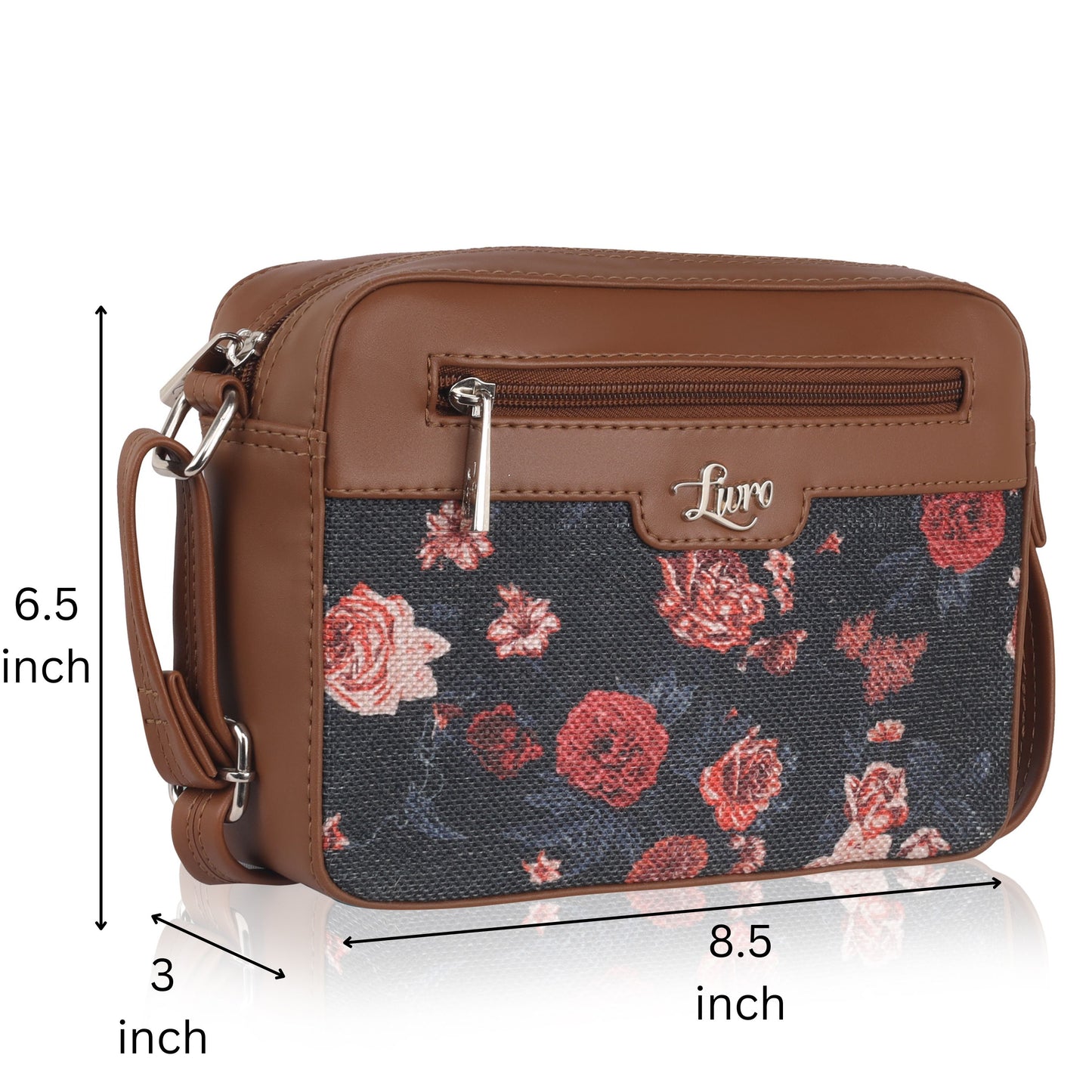 Red Floral Sling bag