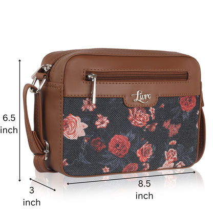 Red Floral Sling bag